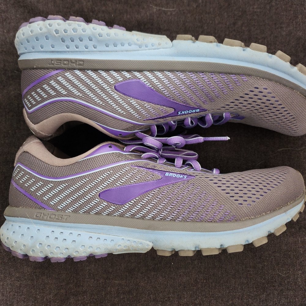 Brooks Women's Athletic Shoes - Gray with Purple Accents - Picture 3 of 5